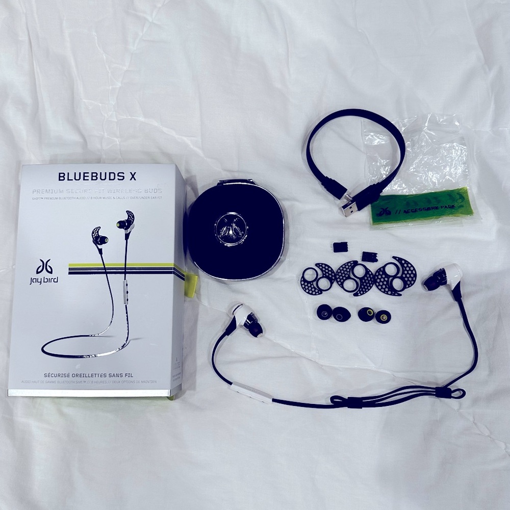 JayBird Bluebuds X Secure Fit Wireless Ear Buds